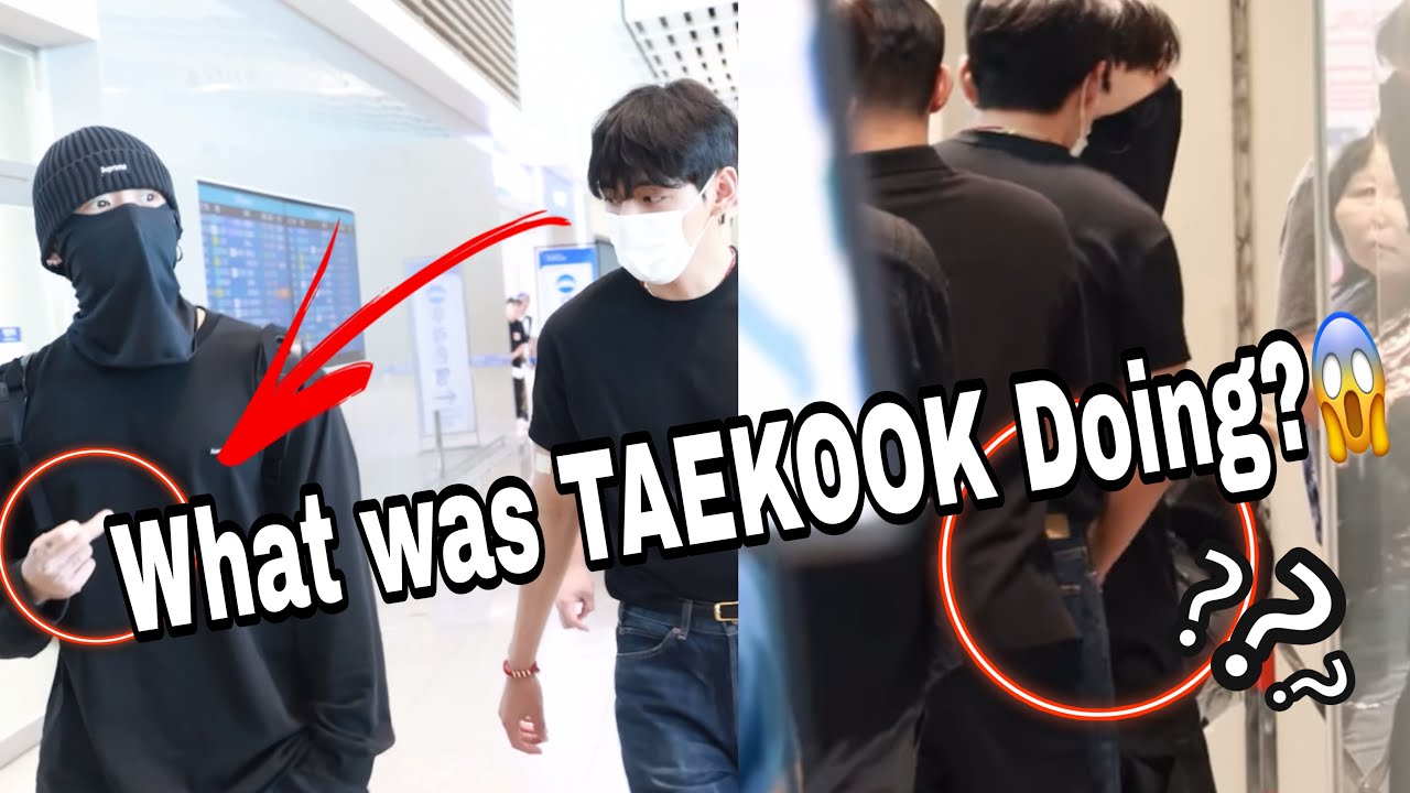 NOBODY NOTICED THIS!!! Suspicious Taekook Gesture at the Airport: Full Analysis