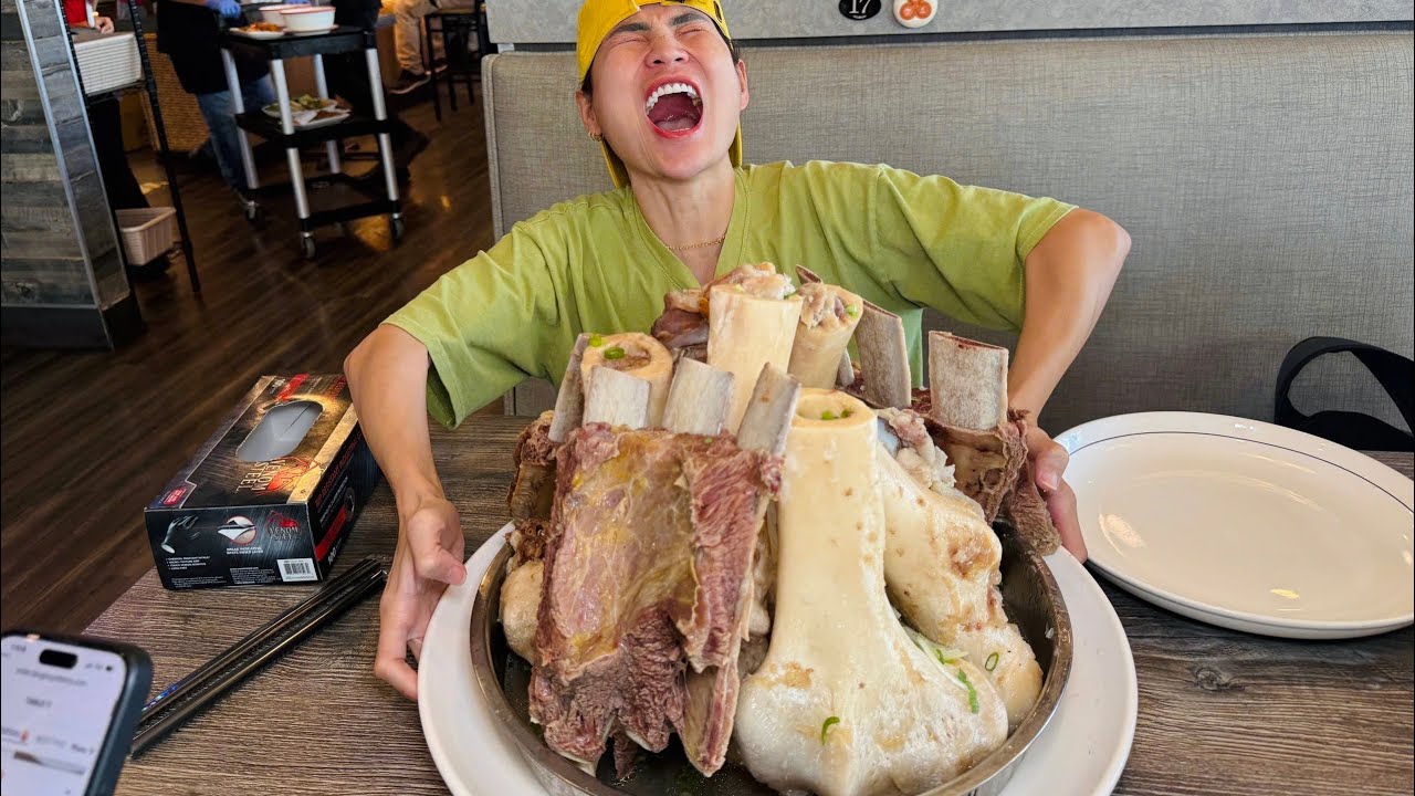 NGA SUMO NHẬN NÓNG  27 TRIỆU NẾU THỬ THÁCH ĂN HẾT 35 POUNDS SƯỜN BÒ VÀ XÍ QUÁCH  SIÊU KHỦNG