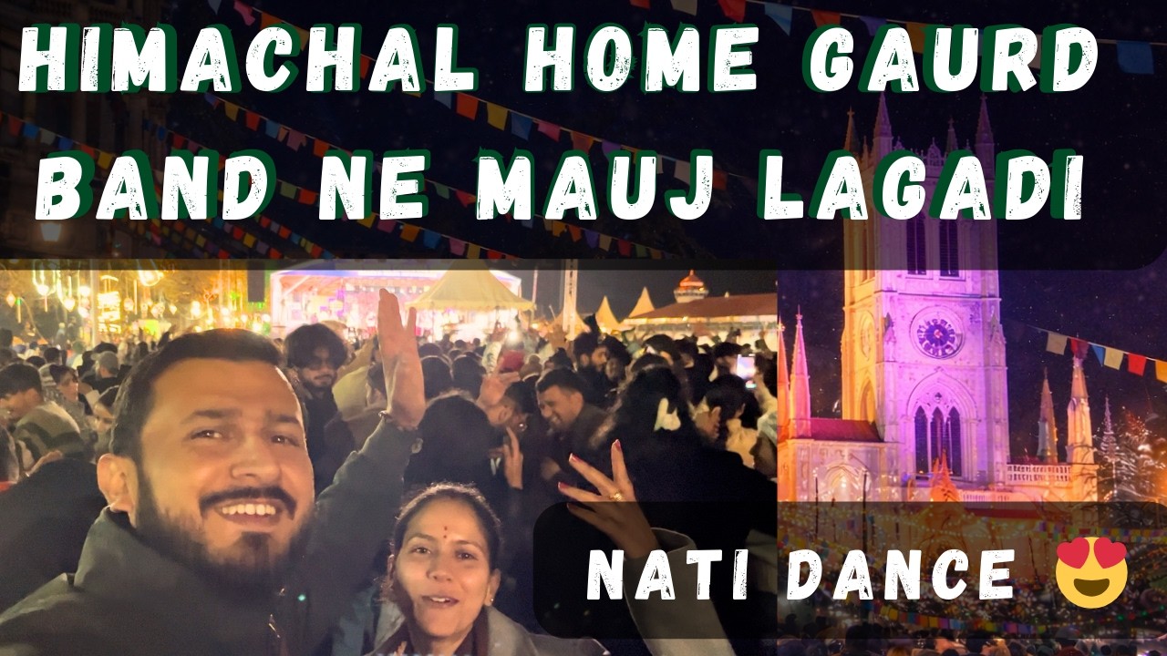 Shimla winter carnival 2025 nati dance | Shimla nati dance | Himachali nati dance