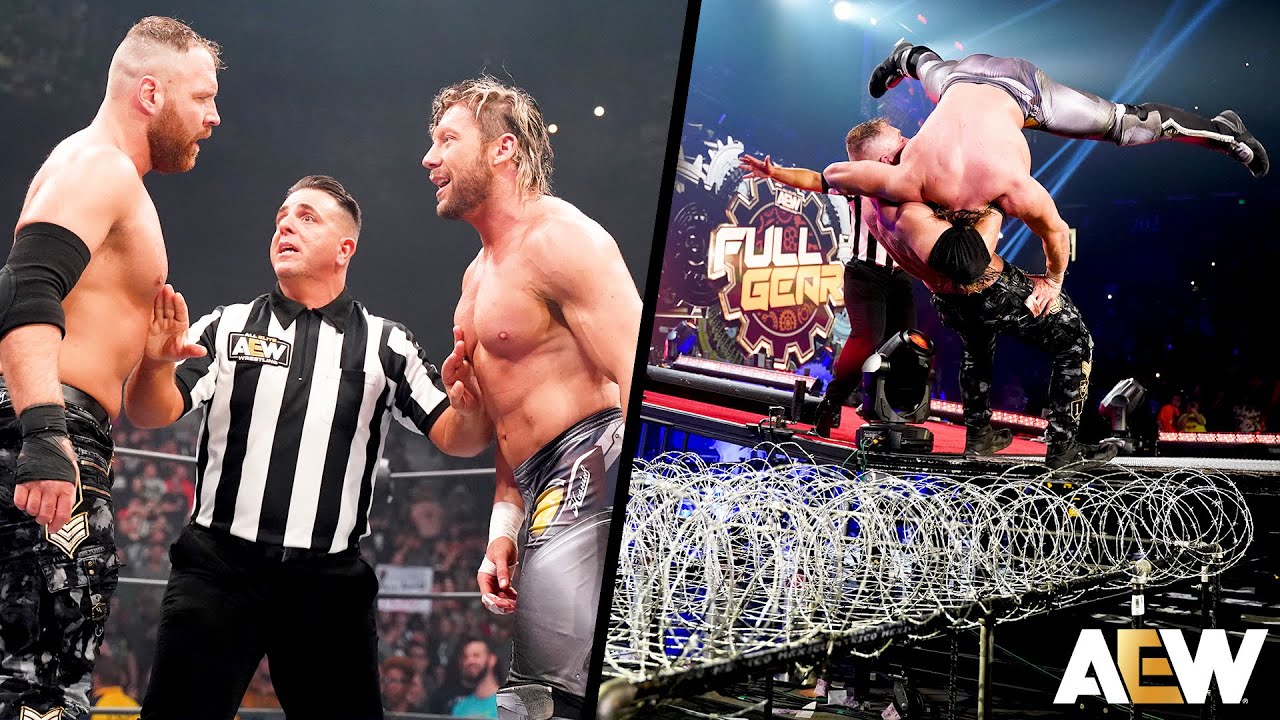 NO COMMENTARY FULL MATCH: JON MOXLEY vs. KENNY OMEGA in an UNSANCTIONED MATCH! | AEW Throwback