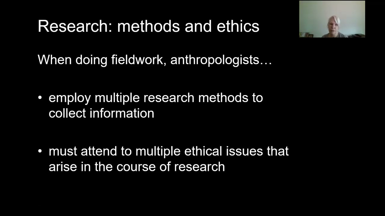 ANTH 212 Lecture: Research Methods