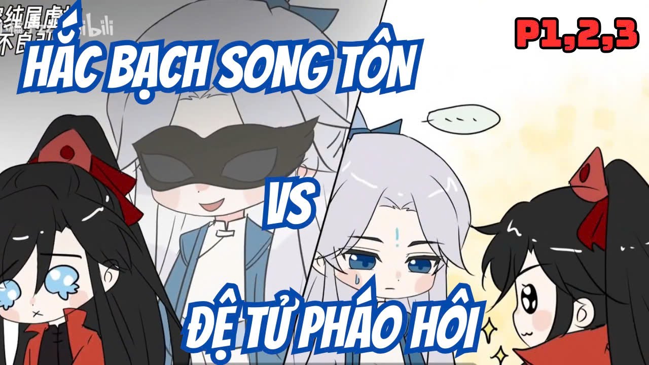 Hắc Bạch Song Tôn vs Đệ Tử Pháo Hôi | Phần 1-3 | Thỏ Review
