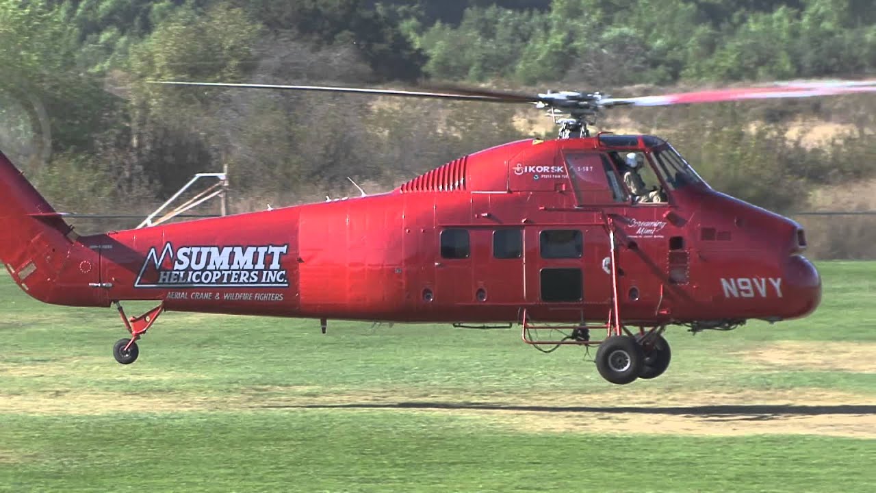Sikorsky S-58T H-34 Choctaw Landing