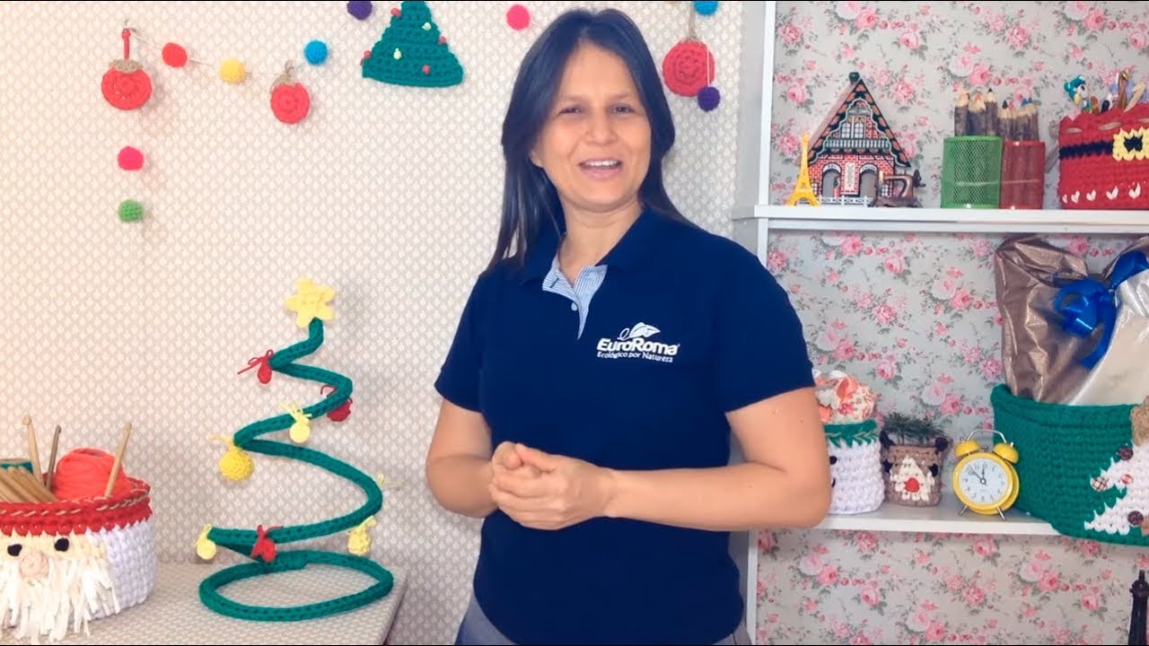 Enfeites de Natal com Fio de Malha e Técnica I-cord por Pra Gente Miúda