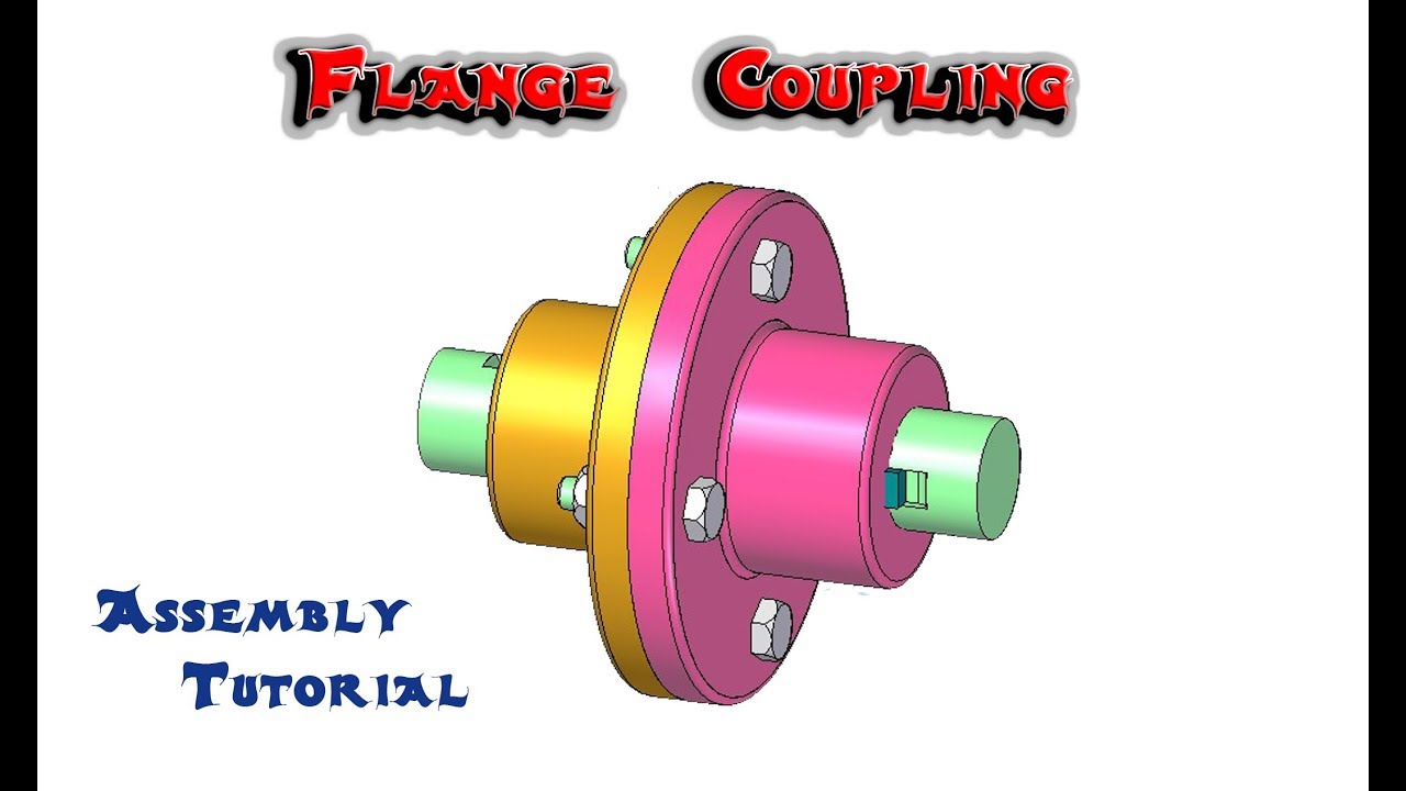 Flange coupling Assembly |Solid Edge | in  Kannada | Tutorial-27 | ಸಾಲಿಡ್ ಎಡ್ಜ್ ಕನ್ನಡ-ಸಂಚಿಕೆ-27