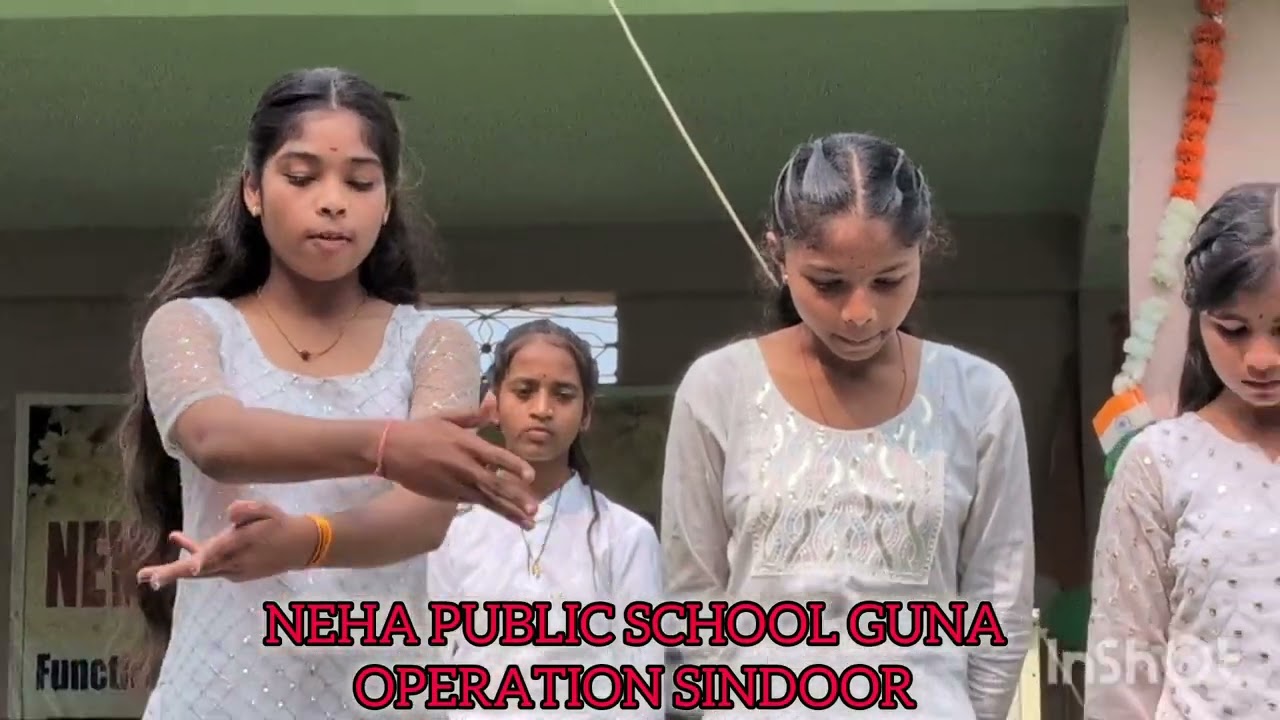 Operation Sindoor Drama Performance Neha Public School Guna 
