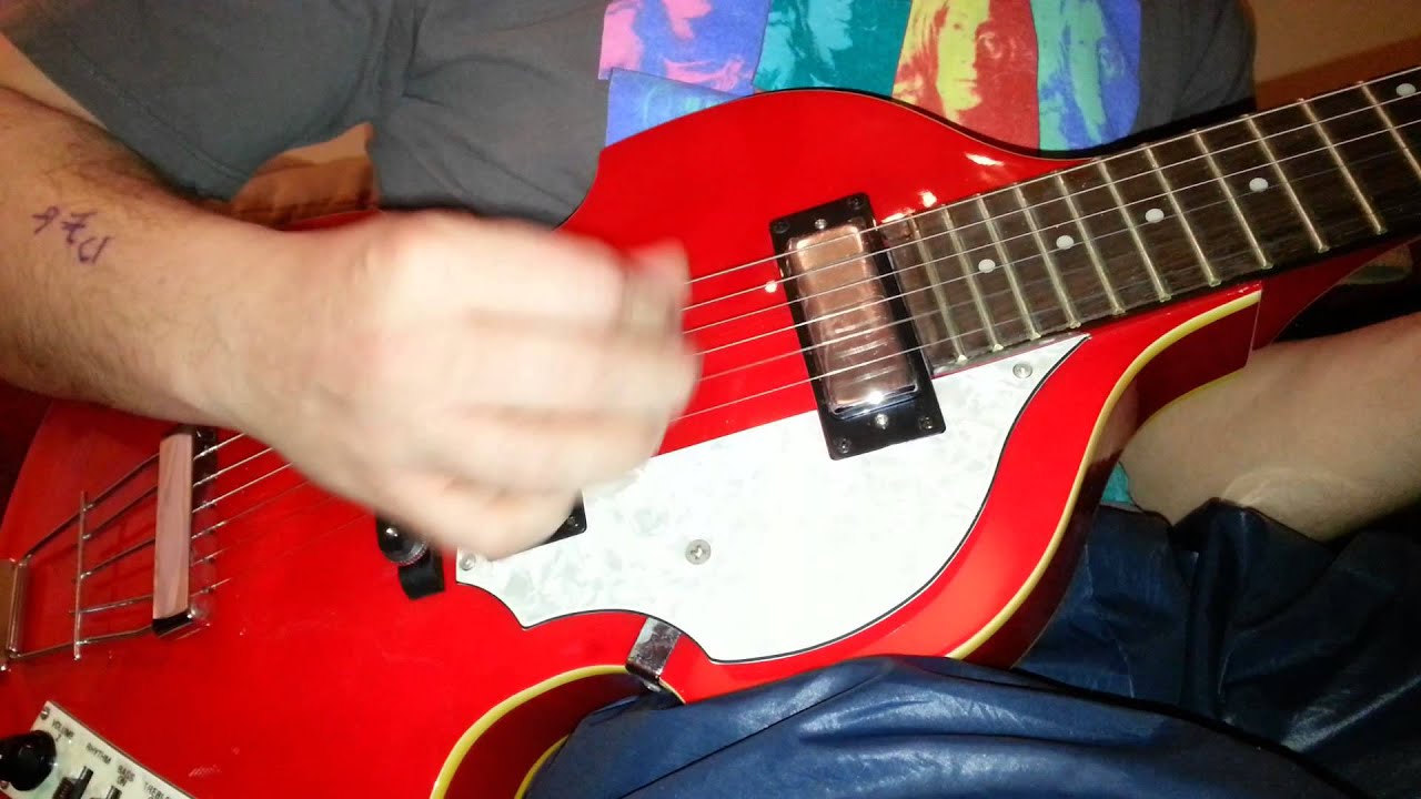 Hofner prototype violin guitar test 1