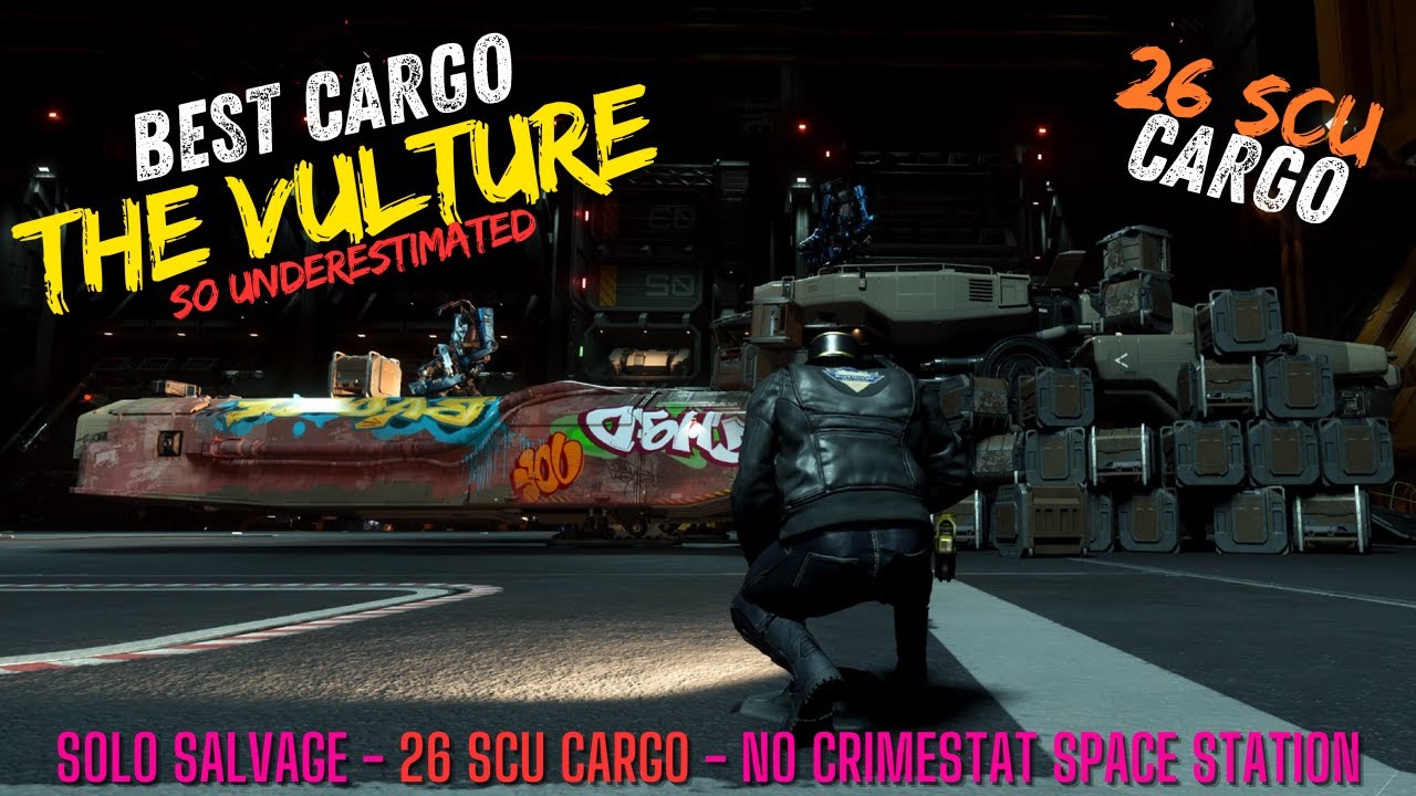 The Vulture Review | Best Solo Cargo Ship in 2024 Star Citizen 3.24