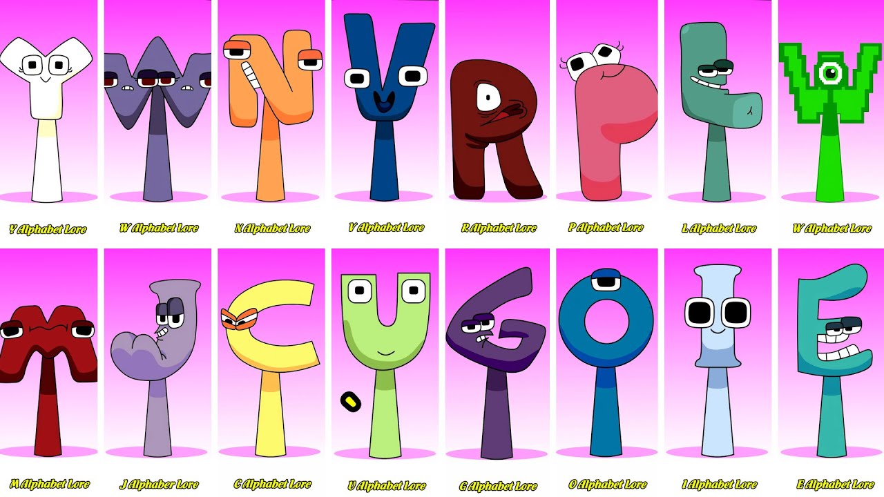 Incredibox Sprunki OC Phase 1 to Phase 2 Y, W, N, Y, R, P, L, W, M, J, C, U, G, O, I Alphabet Lore