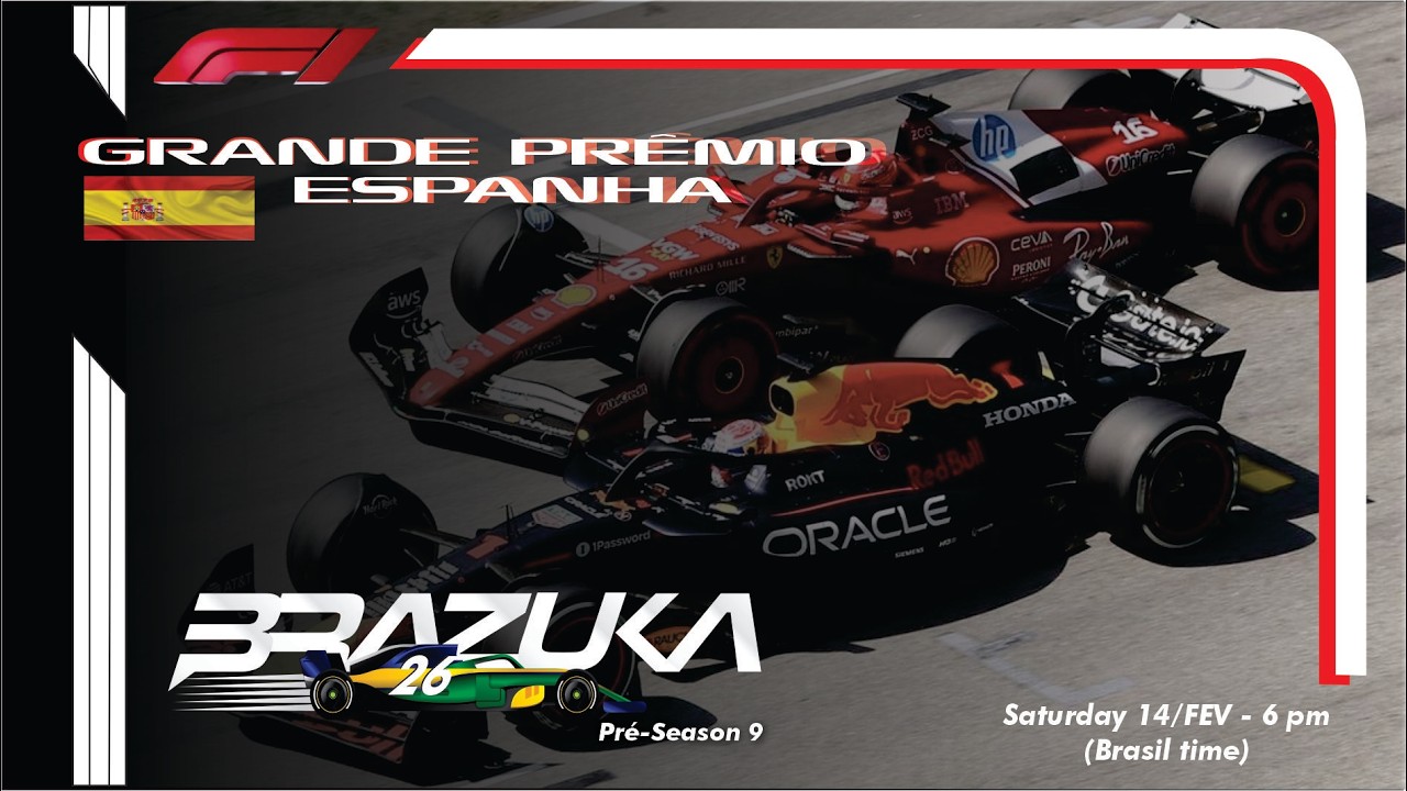 BRAZUKA F1 | PRE-SEASON 9 - ETAPA 06 | GP DA ESPANHA