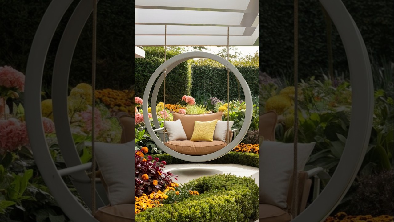 10 Stunning Garden Seating Designs #relax #relaxingmusic #naturelovers