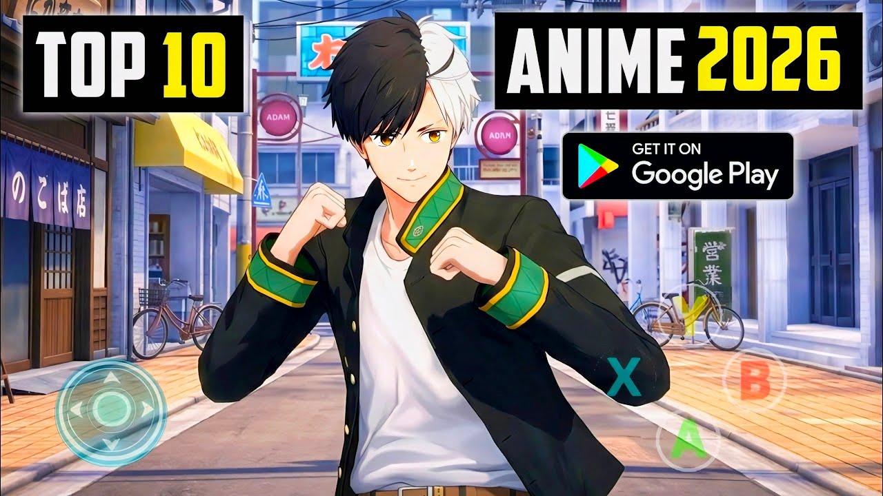 Top 10 High Graphics Anime Games On Android In 2026 | Popular Anime |(MULTIPLAYER)