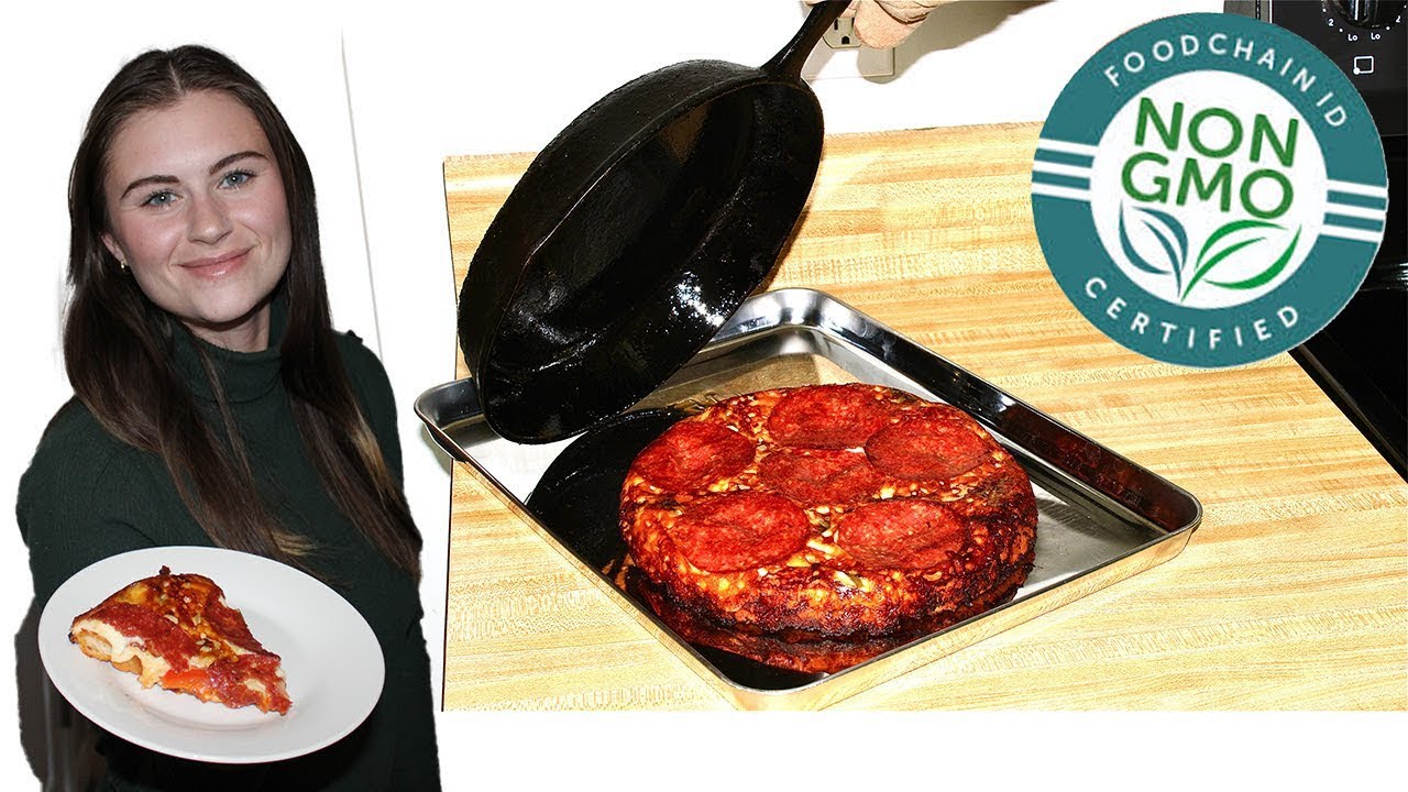 This changed the way I do pizza! (Cast Iron Upside Down Pizza)