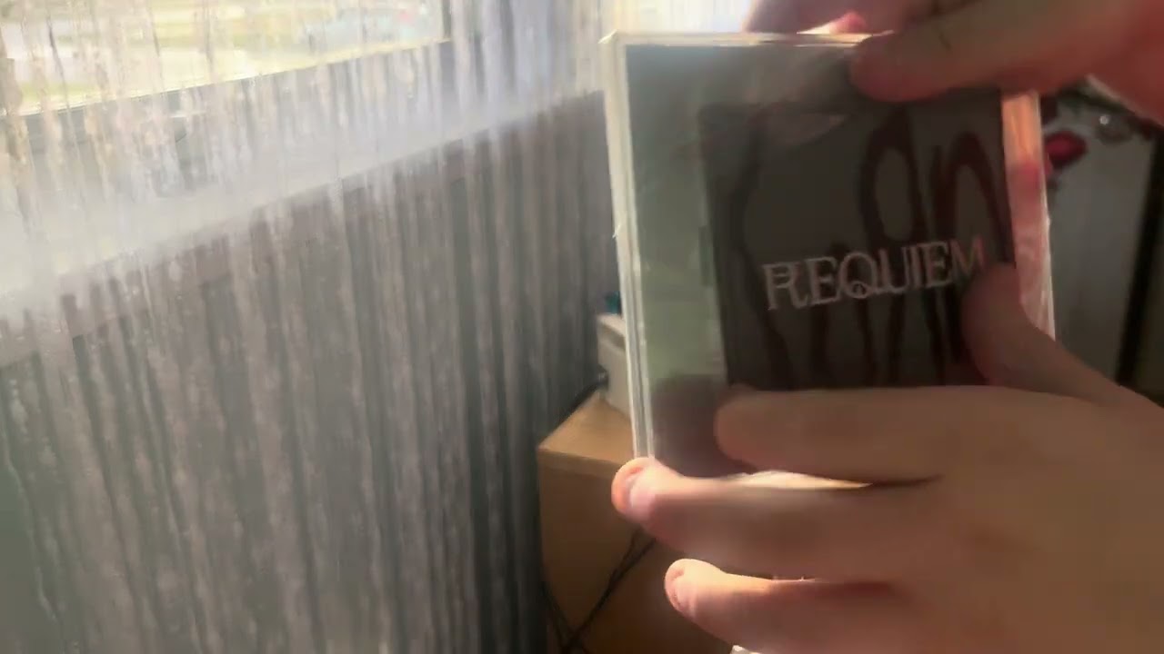 Korn Requiem Limited edition Cd with pattern unboxing 