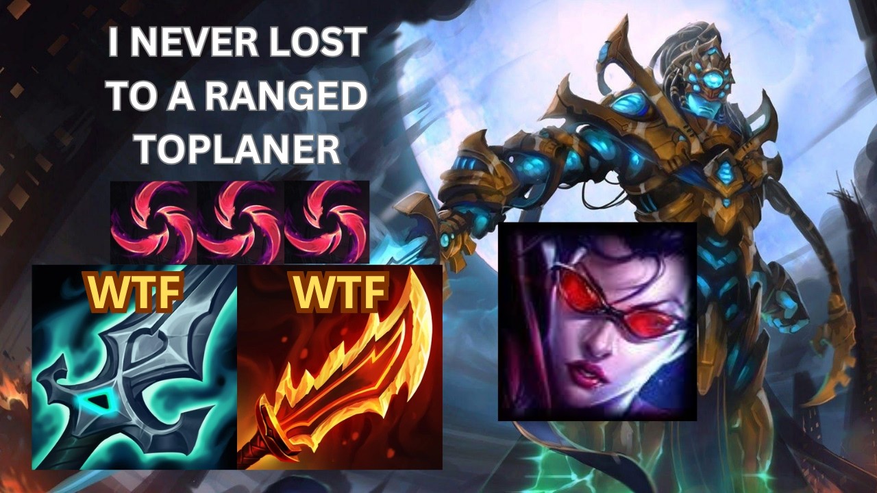 I NEVER LOST TO A RANGED TOPLANER...