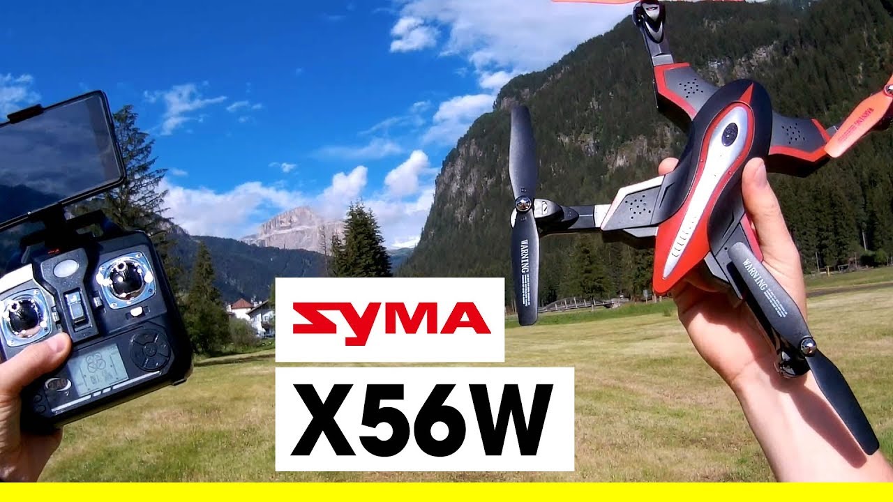 SYMA X56W drone pieghevole FPV (e volo autonomo...)