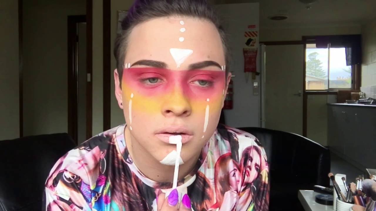 Drag Queen Aliza Willows| Tribal make up