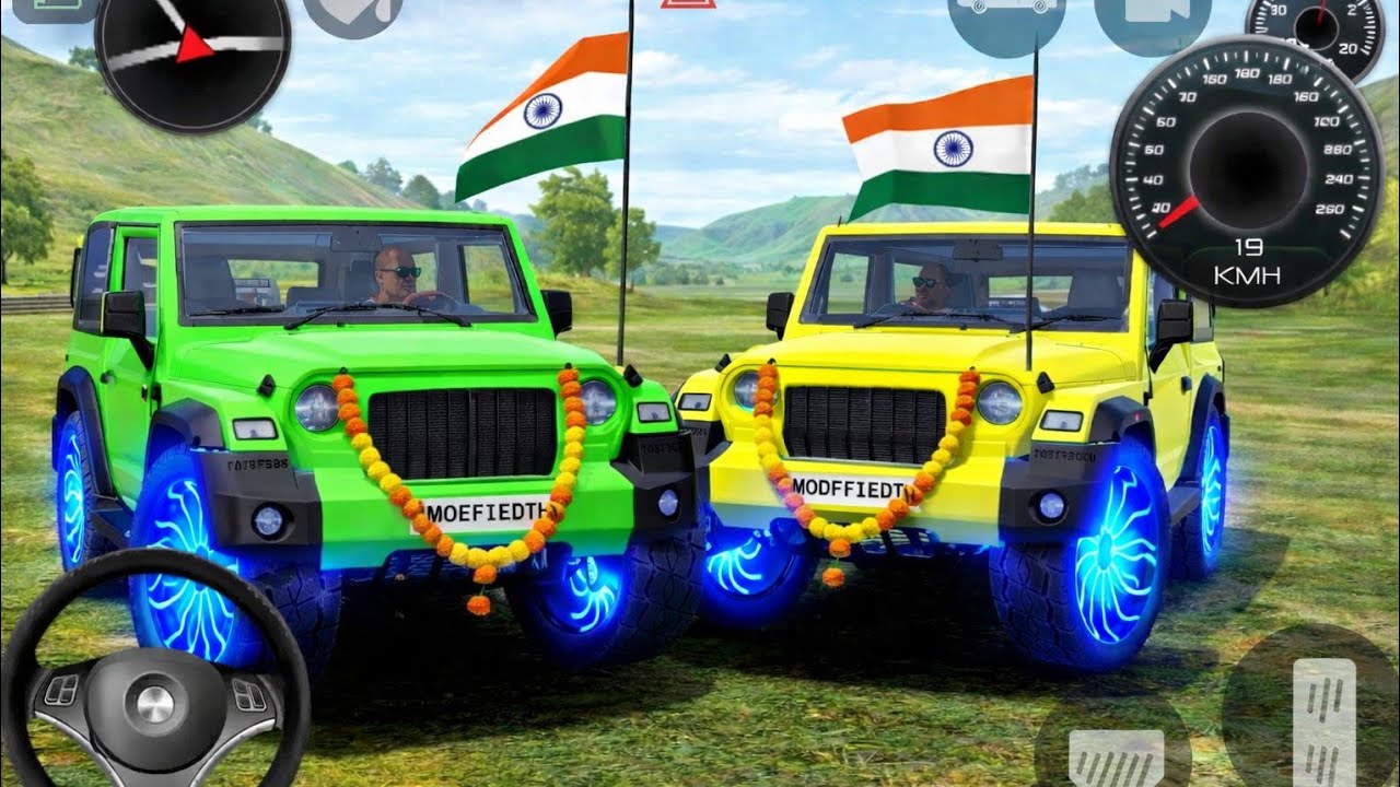 😱Indian Car Simulator 3D Gameplay | Realistic Indian Roads | Car Mods & Fun | Desi Vibes