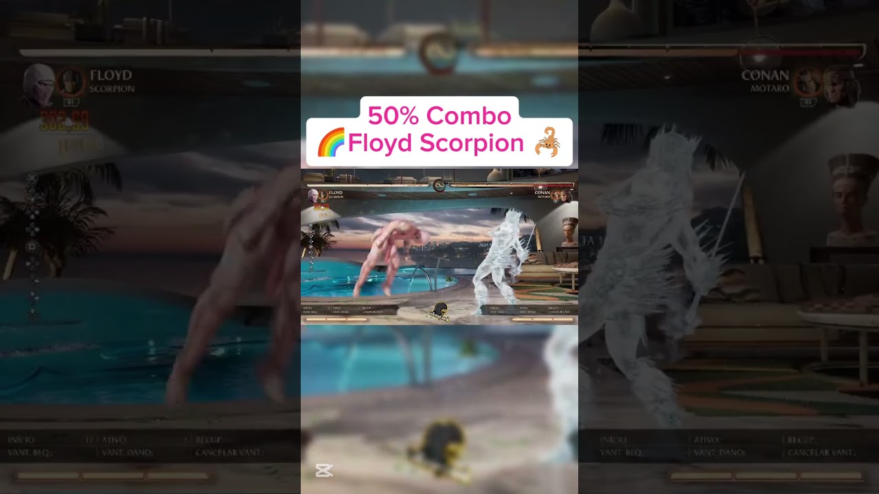 50% Floyd Scorpion Combo Mortal Kombat 1 by Guiexceptional #mortakombat1 #shorts #floyd #combos
