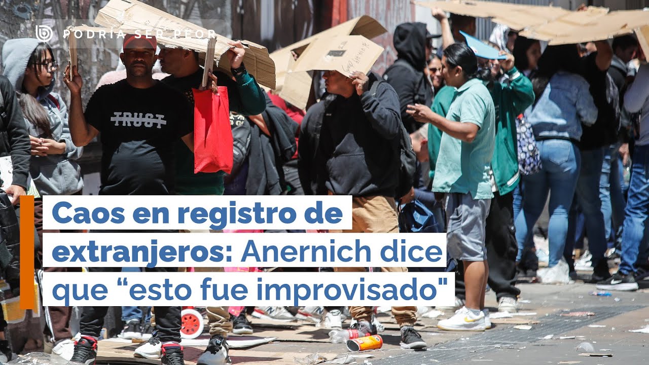 Caos en REGISTRO EXTRANJEROS: Anernich dice que “esto FUE IMPROVISADO