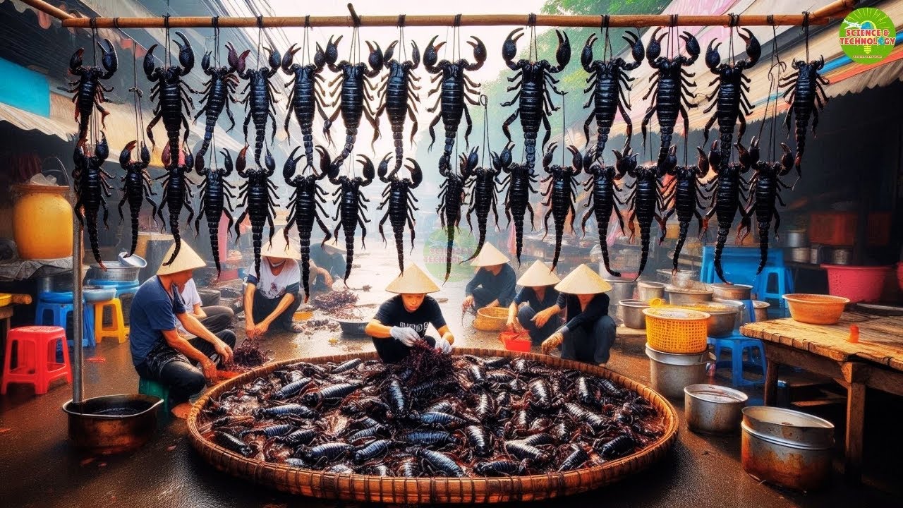 Incredible Scorpion Farming 🦂| How Scorpions Are Farmed | Scorpion Venom Farming | Scorpion Breeding