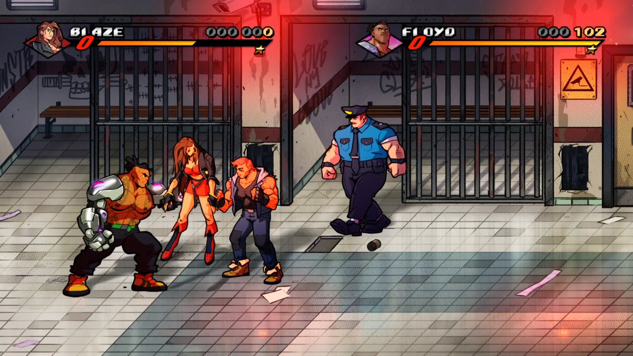 Streets of Rage 4 Blaze Fielding Ryona (Grabbed by Floyd)