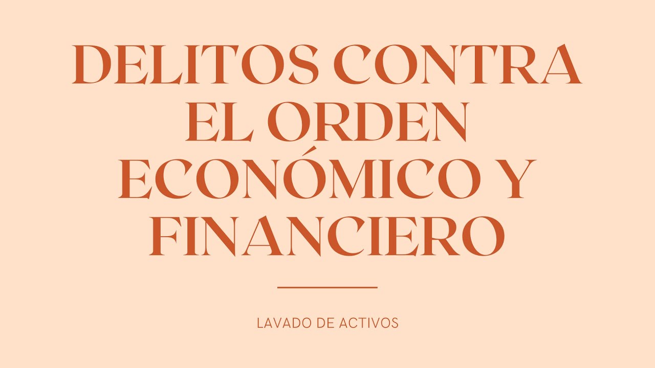 Lavado de activos