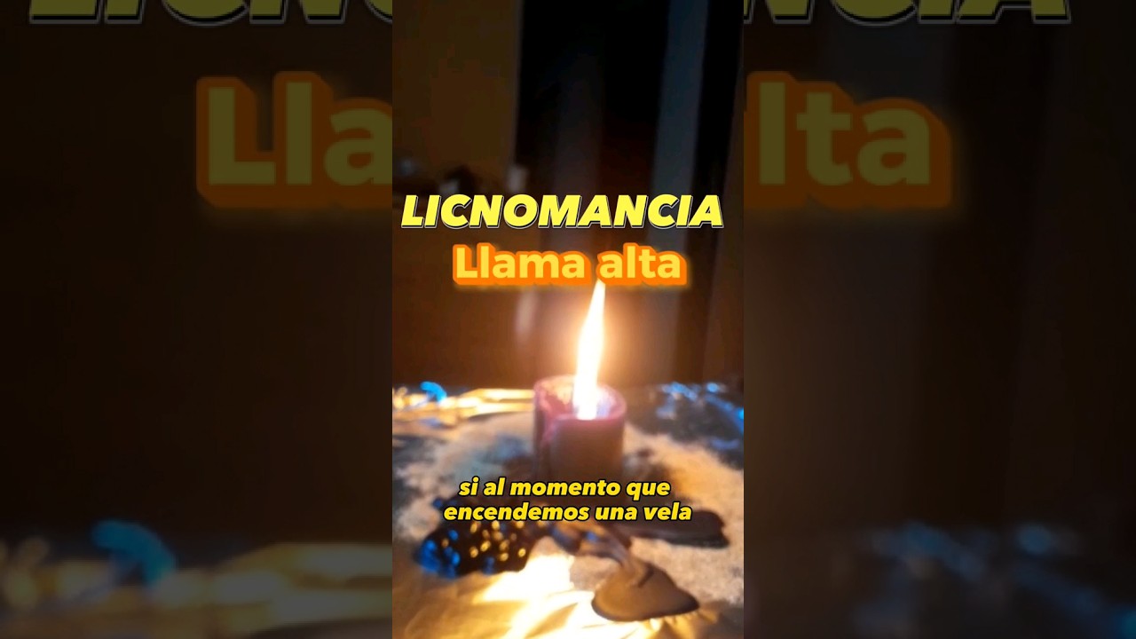 Leyendo las velas #ceromancia llama alta