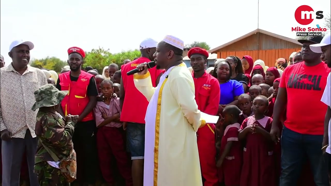 Mike Sonko delivered learning materials to local schools and orphanage centres in Isiolo South .