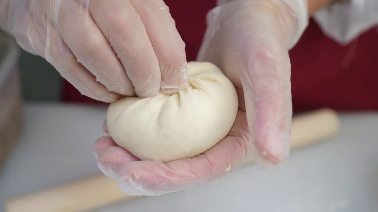 最上級の本格肉まん職人 100%国産で手作り 無添加 シャンシャンバオjapanese street food　How to make the finest pork bun 肉まん ずっと見てられる