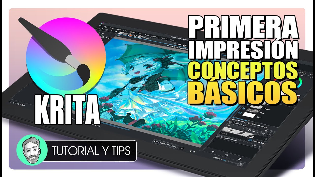 Krita - Tutorial Inicial | Conceptos básicos