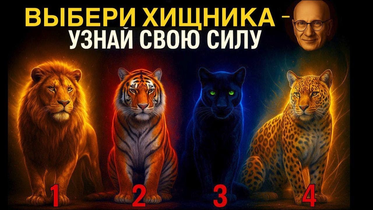 ТЫ НЕ СЛУЧАЙНО ВЫБРАЛ ЭТОГО ХИЩНИКА...УЗНАЙ ВСЮ ПРАВДУ О СЕБЕ