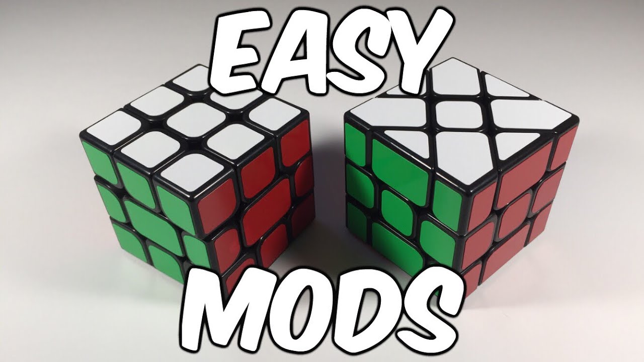 Cutter Cube & Fisher Cutter Cube - Easy 3x3 Mods! (No Epoxy/Tools)