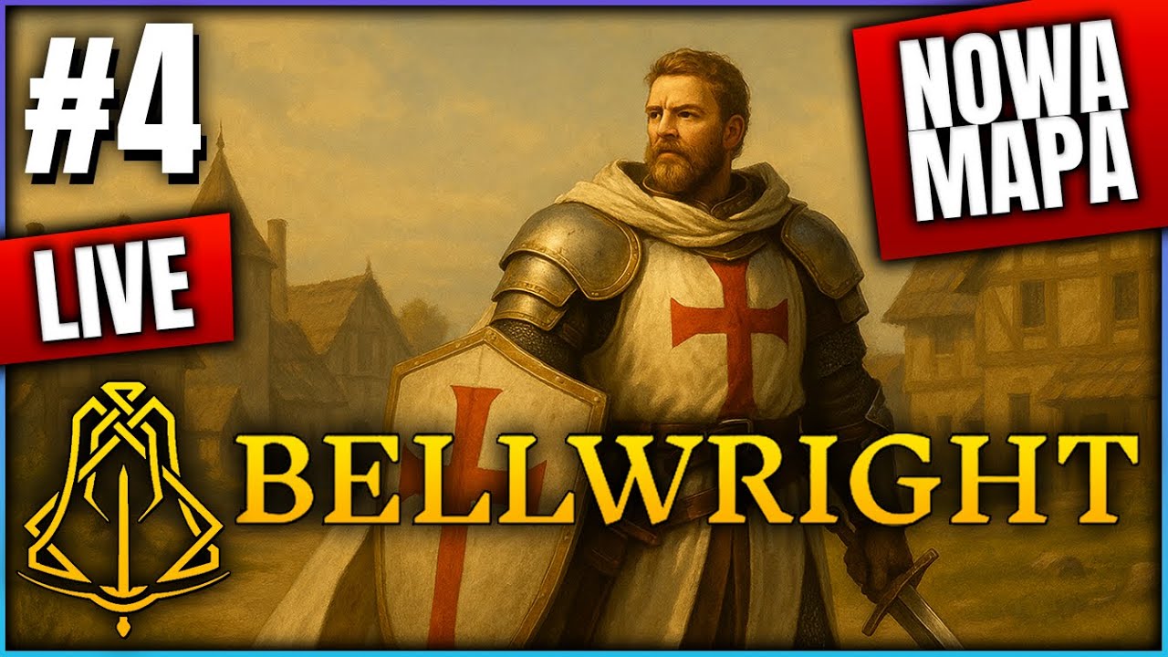 🔴 Wielkie plany w Bellwright - Przygotowania do Budowy Ratusza! Nowy rozdział osady #4 [LIVE PL]