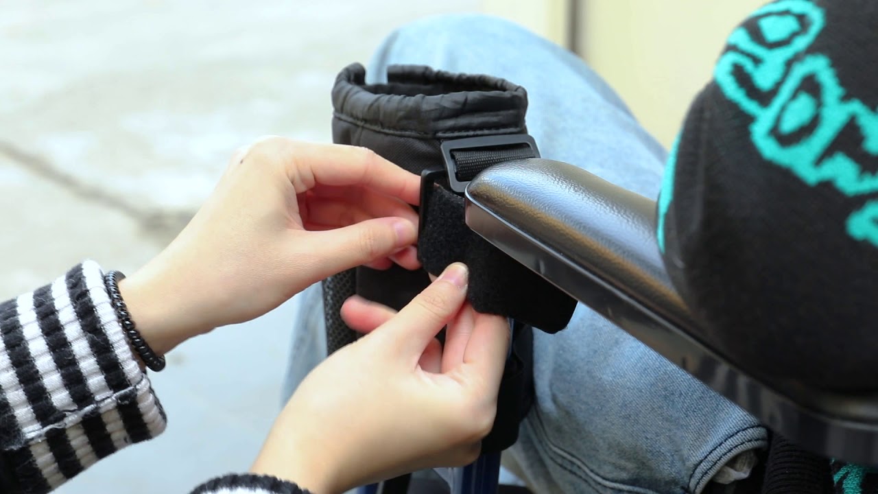 How To Install Cup Bottle Holder for your Wheelchair/Rollator/Baby Stroller/Walker/Knee Scooter