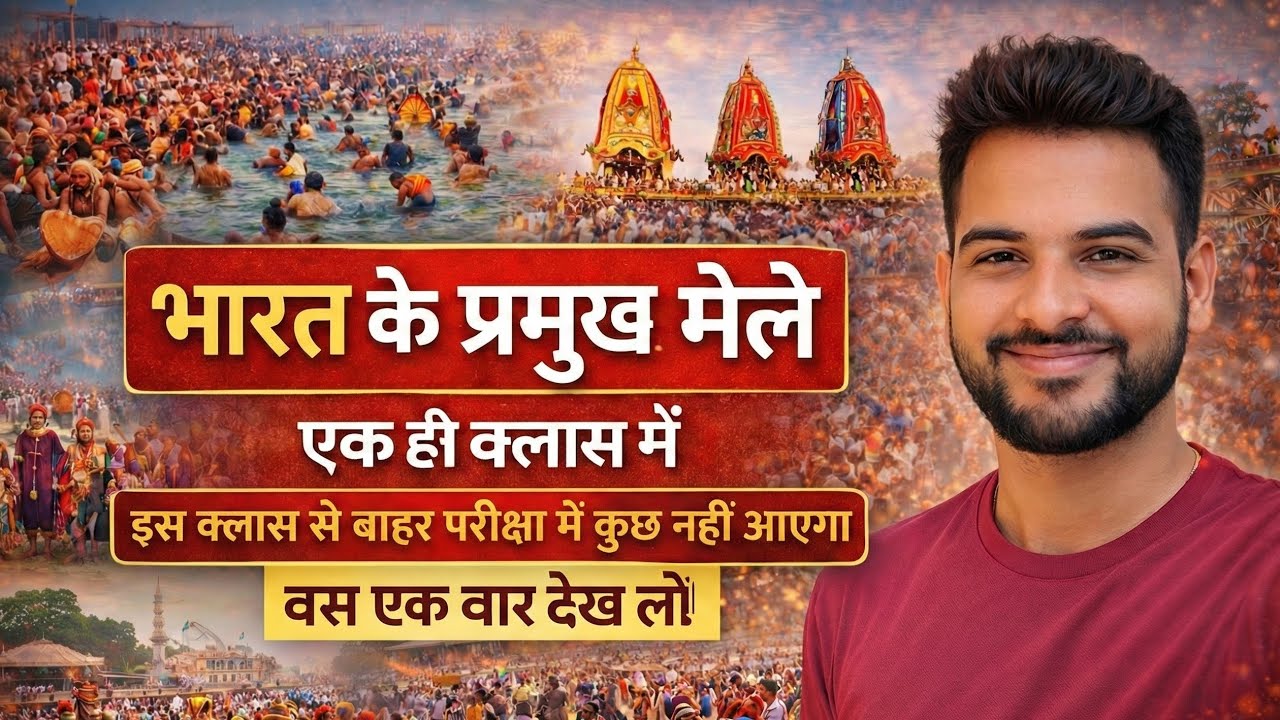 भारत के प्रमुख मेले | Bharat ke Pramukh Mele | One Shot Complete Class | All Exams