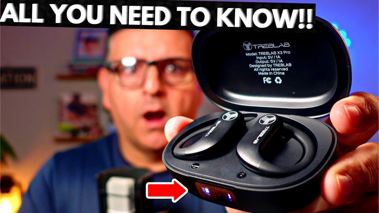 Беспроводные наушники TREBLAB X3-Pro с заушными дужками (ПОЛНЫЙ ОБЗОР)