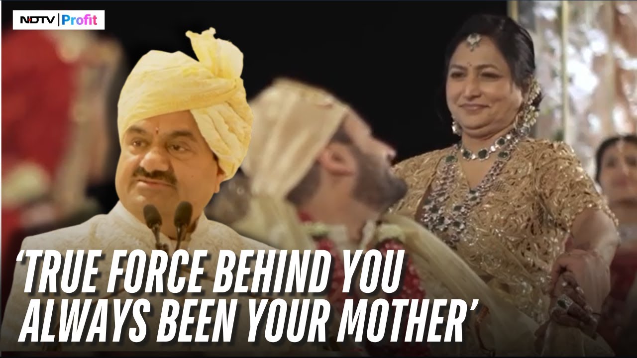 Gautam Adani's Heartfelt Tribute To Wife Priti Adani On Jeet & Diva's Wedding