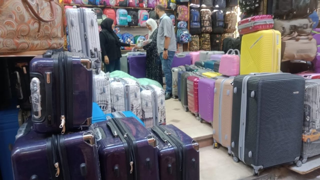 شارع كوم الشيخ سلامة💯منبع الجملة في مصر 💥اسعار شنط السفر والمدارس ٢٠٢٥💥و ازاي تروحوا هناك بالتفصيل