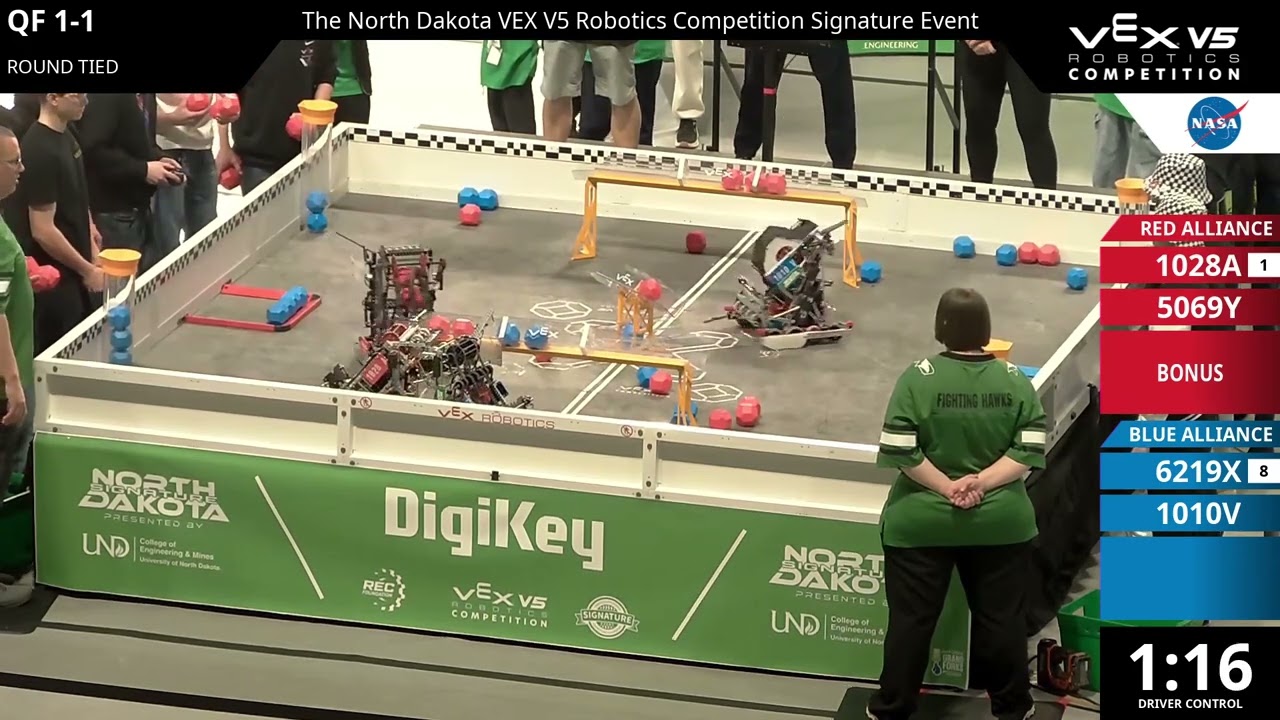 North Dakota Sig : UND - QF #1-1 - 1028A & 5069Y vs 6219X & 1010V - Auton + Driver
