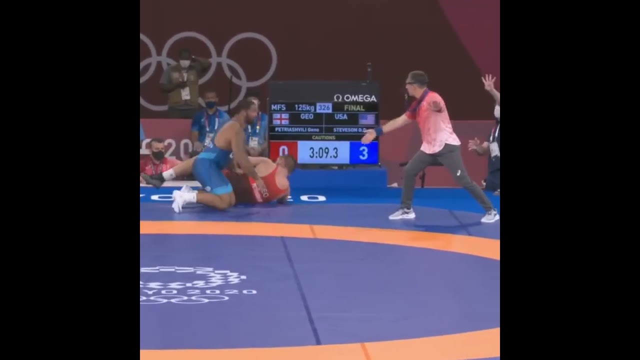 Craziest olympic finals match last second win. Gable Steveson vs Geno Petriashvili