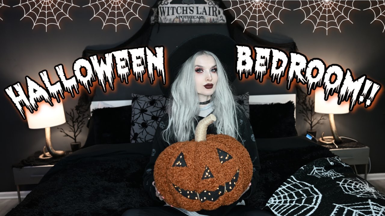HALLOWEEN BEDROOM 2022! Decorate W. Me!