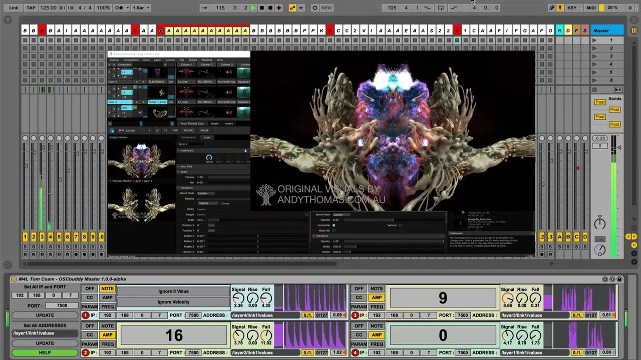 OSCbuddy - Live Audio Visual Communication Tools