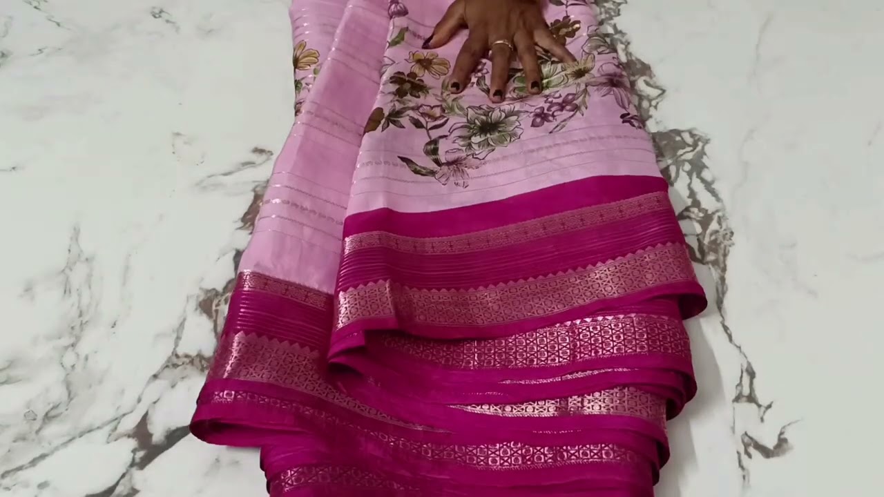 Marshmallow joint saree's ₹350 Free shipping whatsapp 8946089112