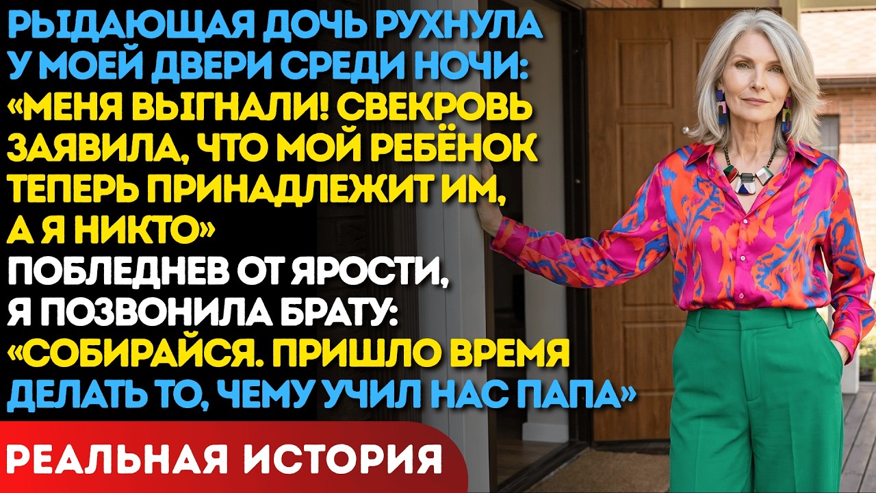 Зять ВЫГНАЛ Е&Euml; ИЗ ДОМА босиком, а свекровь СПРЯТАЛА ВНУКА. Но адская месть тёщи уничтожит их семью.