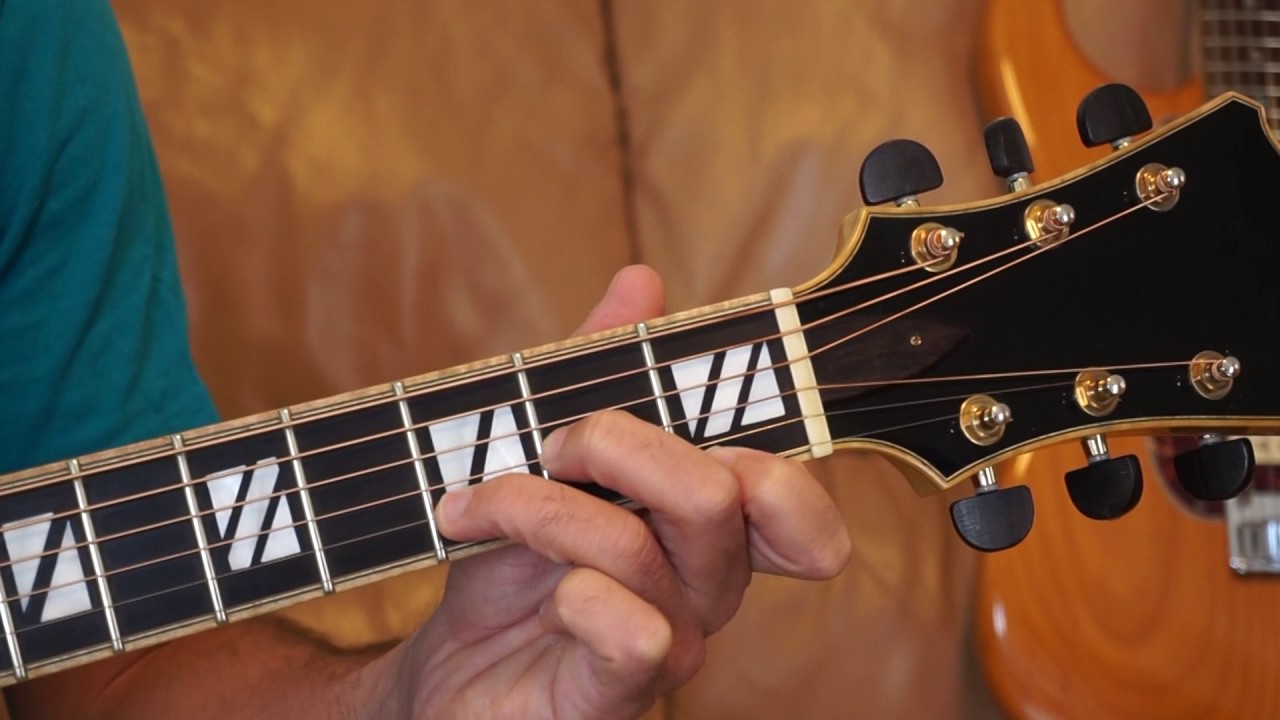 לימוד גיטרה למתחילים - אקורד Dm