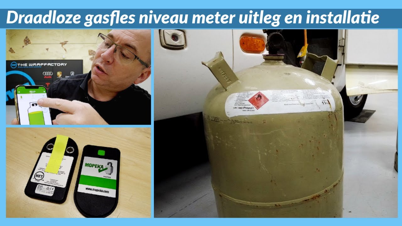 #170 Draadloos gasflesvulling niveau meten - Uitleg en installatie
