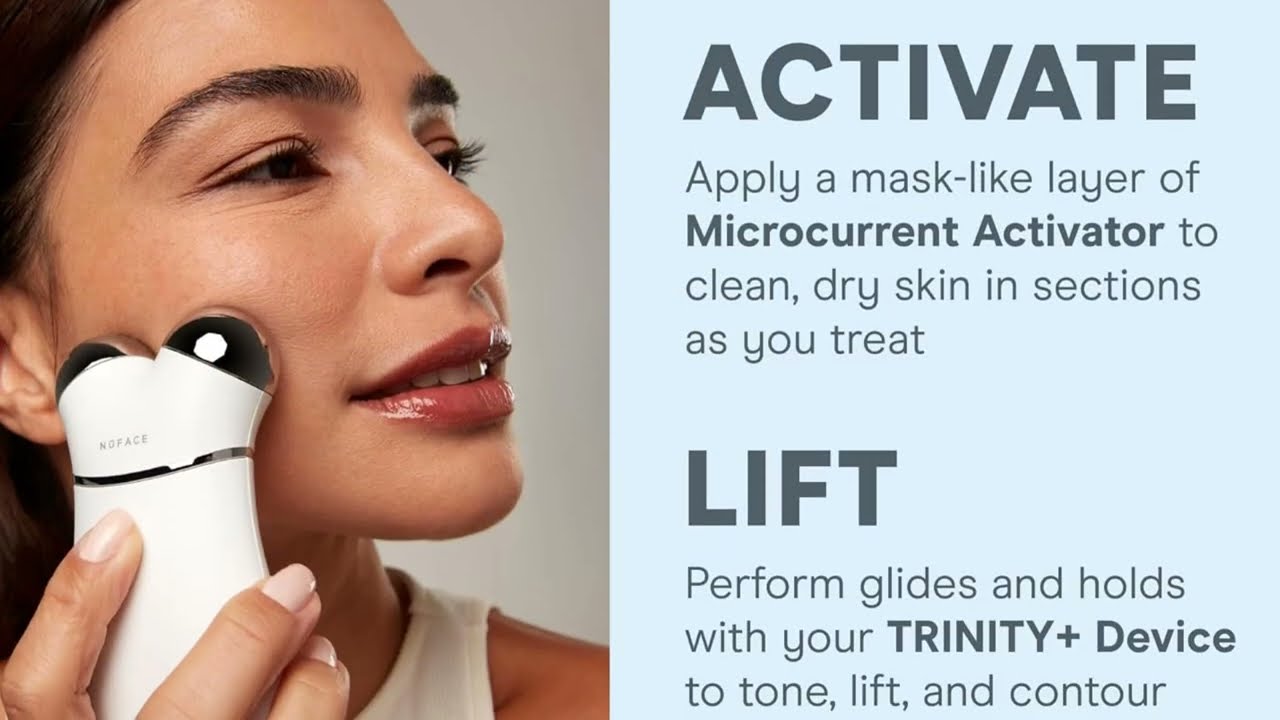 👑 The Ultimate Face & Neck Lift! NuFACE Trinity+ Full Tutorial & Results