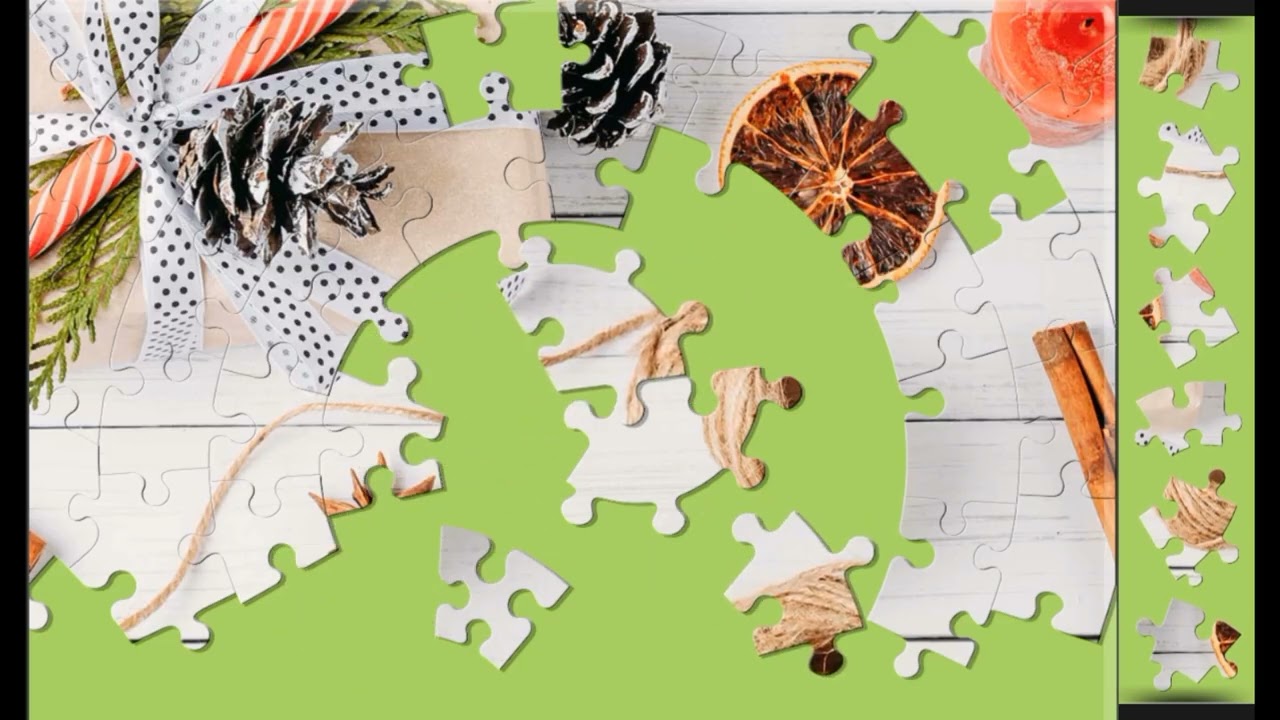 Festive Mood☕🍘 jigsaw puzzle🧩🧩 || @funpuzzle1122 