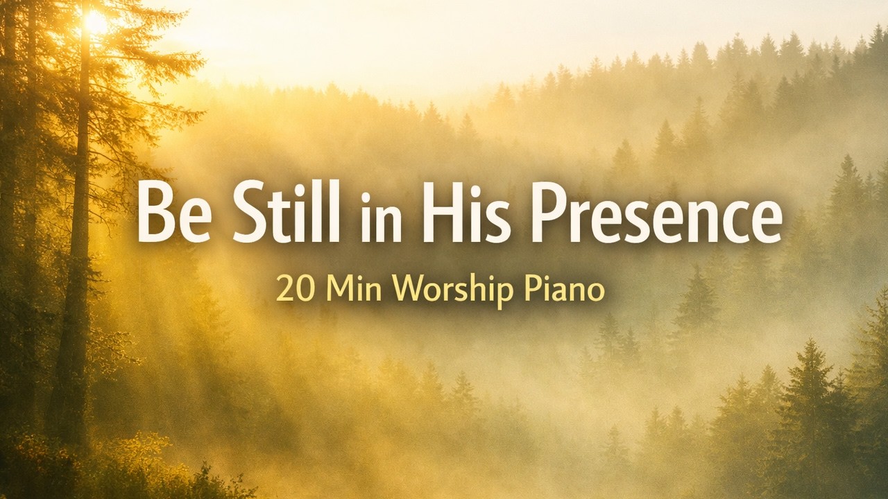 Be Still in His Presence ✨ 20 Min Ambient Worship Piano for Prayer & Peace
